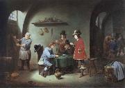 David Teniers, gambling scene at an lnn